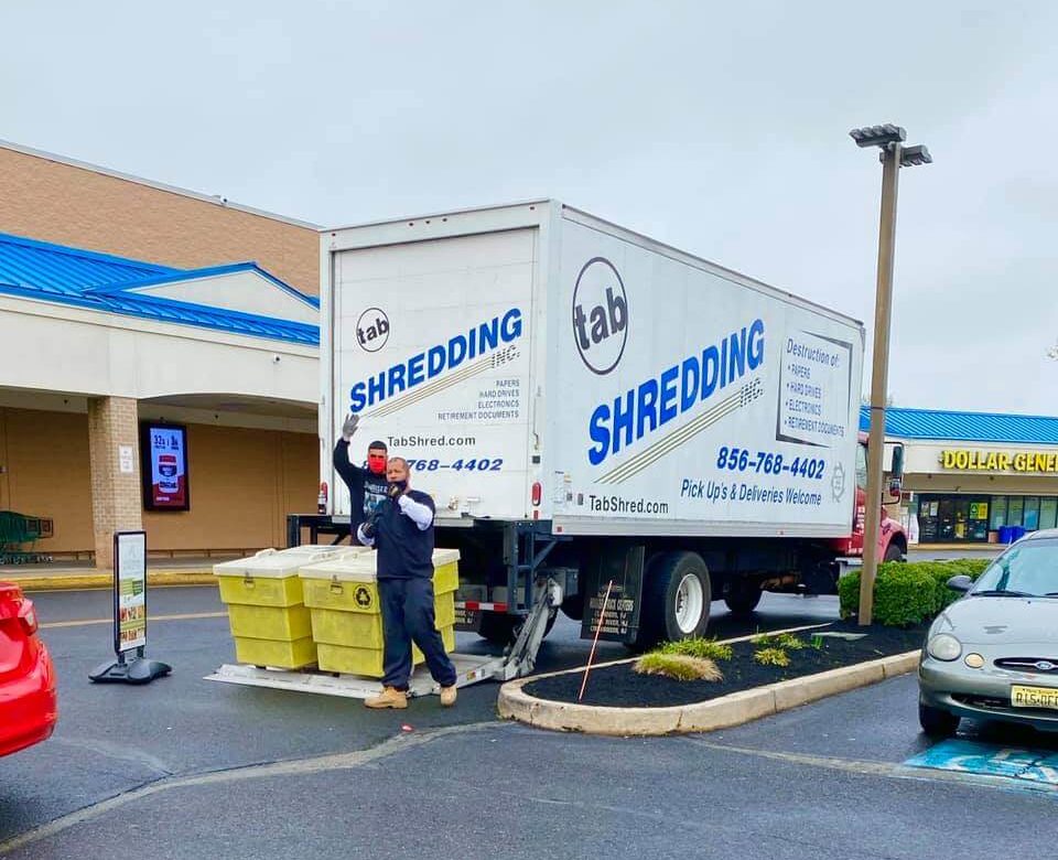 Tab Group Inc - New Jersey paper shredding event
